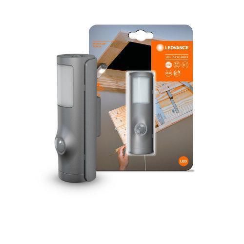 Nachtlicht NIGHTLUX Torch Silver - 10lm, 4000K, 0.35W