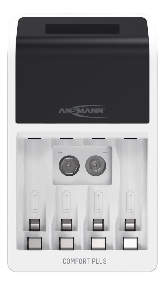 Akku-Ladegerät Comfort Plus + 4× AA 2100mAh - Comfort Plus + 4× AA 2100mAh Akkuladegerät