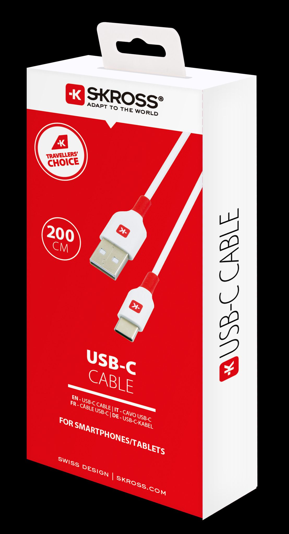 Charge'n Sync Lightning Connector - USB-A to USB-C Cable 200 cm 2.0