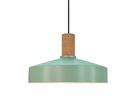 Pendelleuchte Elvas cork Dusty Grün - 60W, E27, IP20