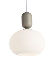 Notti, Pendelleuchte, Grau - E27, max. 40W, IP20