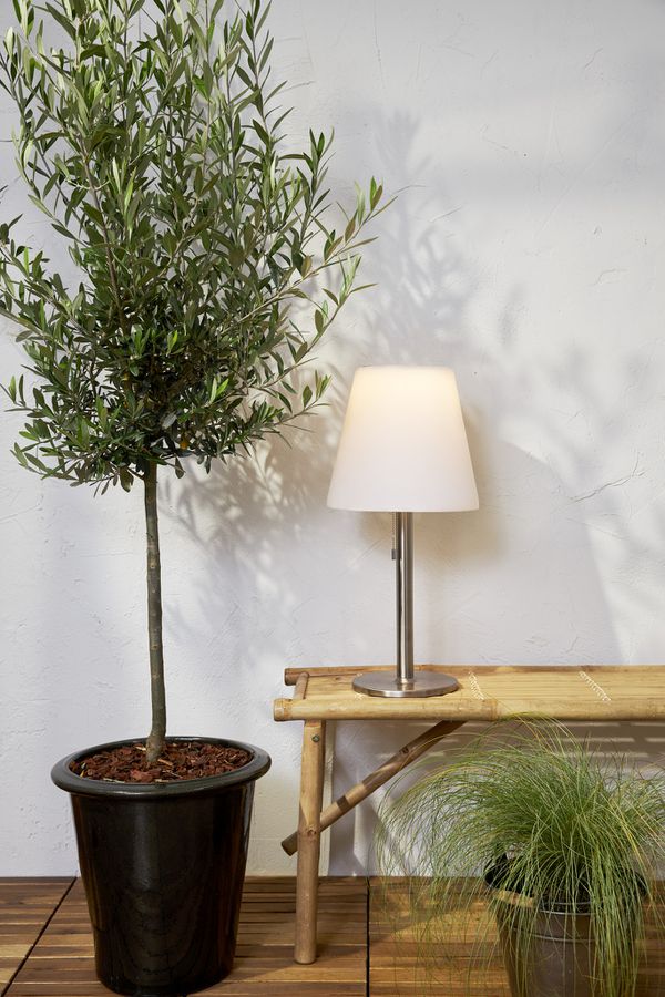 Solar Decoration Solia Table 60 cm - IP44, Warmweiss, Dämmerungssensor