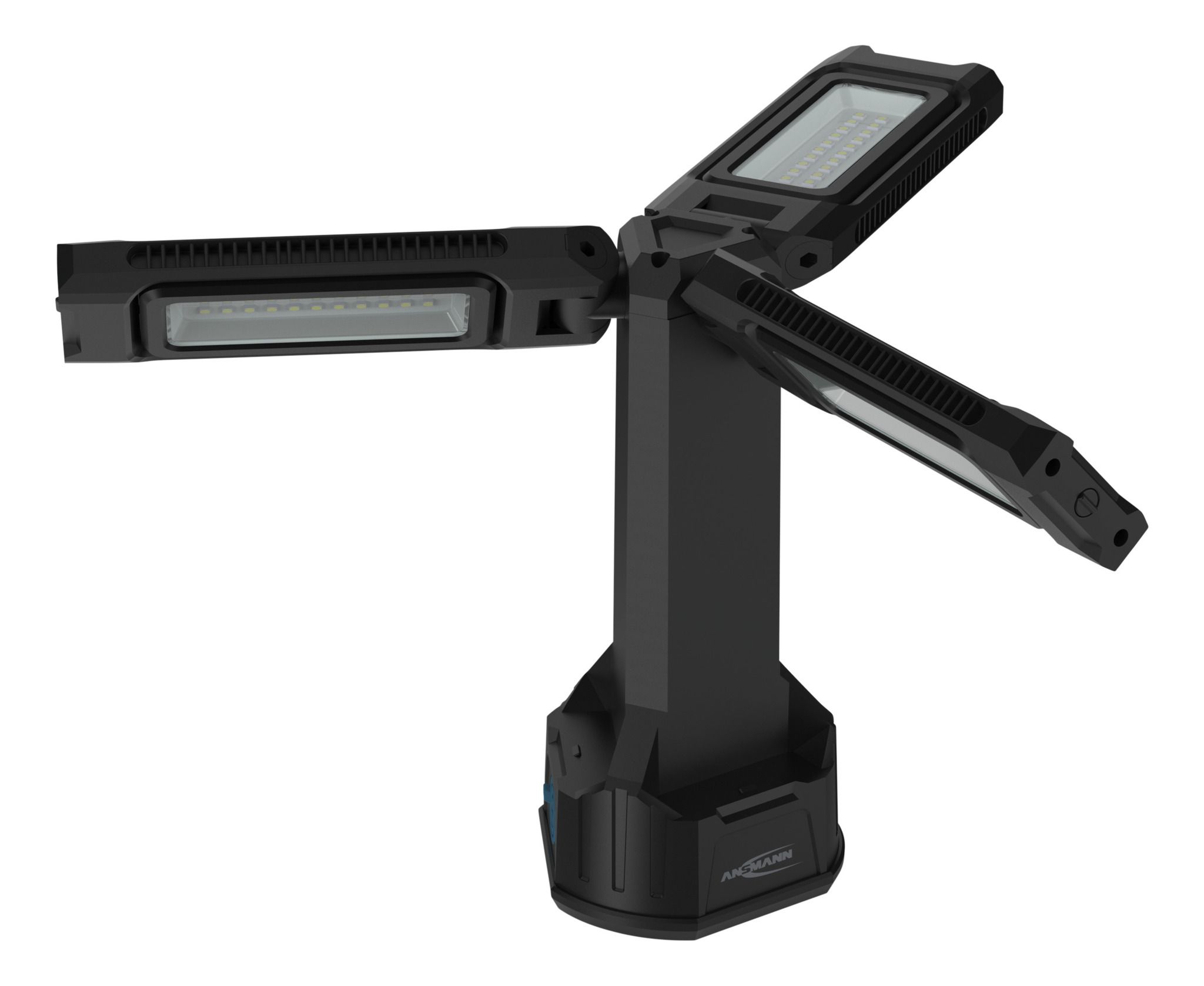 Arbeitsleuchte Triohead 7000R inkl. Tripod wiederaufladbar - 44W, IPX4, USB-Ladung