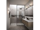 Helva,  Doppel- Wandleuchte, Nickel - LED Modul, 9W, IP44