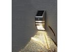 Solar Wand Laterne Wandy - Silber, Lichtfarbe Warmweiss