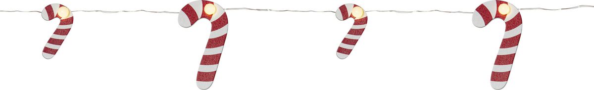 Lichterkette CandyCane - IP20, Warmweiss, 10 LED'S