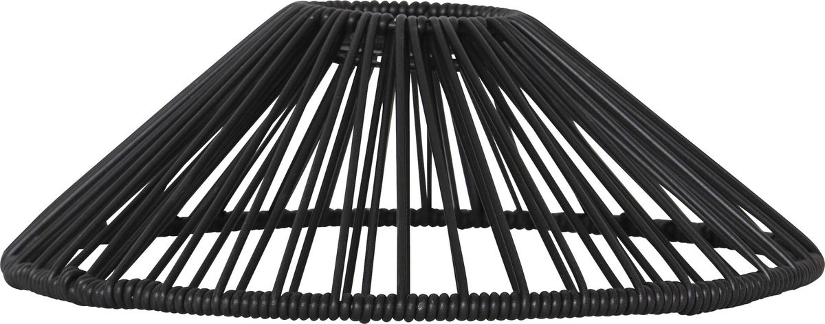Lampenschirm Vide - IP44, E27, Schwarz