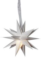 Papierstern December - IP20, Weiss