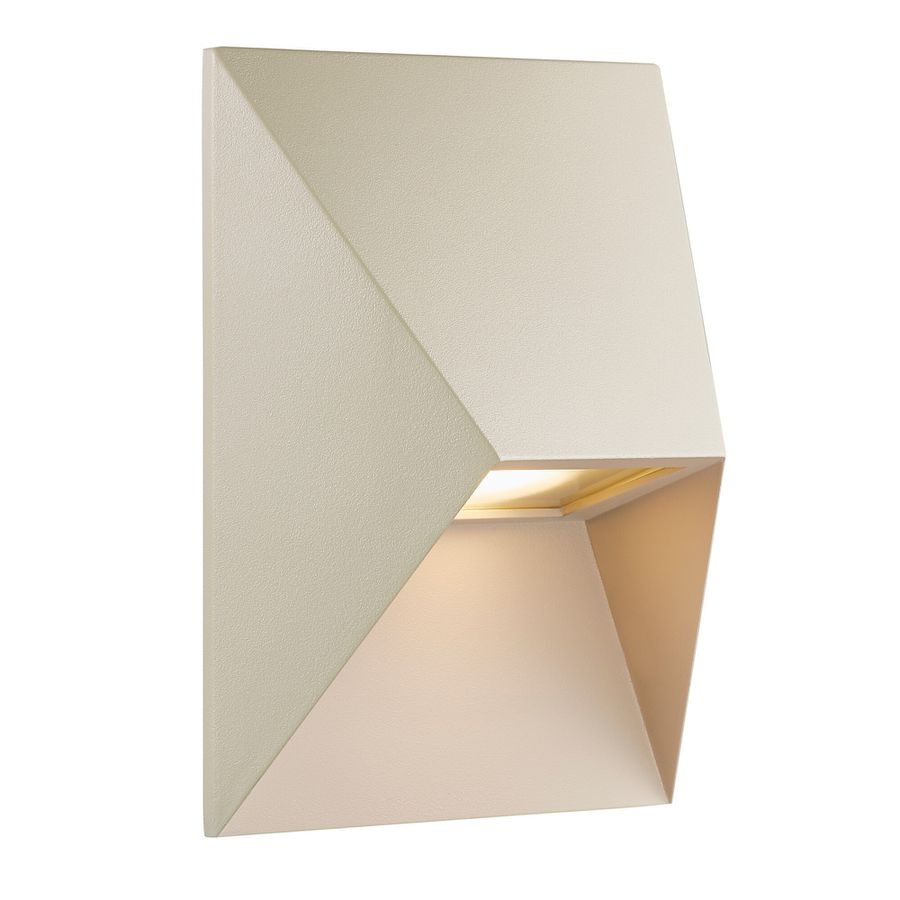Wandleuchte PONTIO 15 - 1xGU10 (exkl.), max.25W, IP54, sand, dimmbar (optional Leuchtmittel), L=150mm,B=150mm, H=190mm
