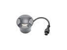 Playlight 24V Bodeneinbauspot Gitter - 24V DC, 1W, 60lm, 3000K, IP67, anthrazit