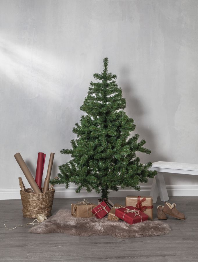 Künstlicher Weihnachtsbaum New Quebec - grün, keine Lämpchen, 150cm Höhe