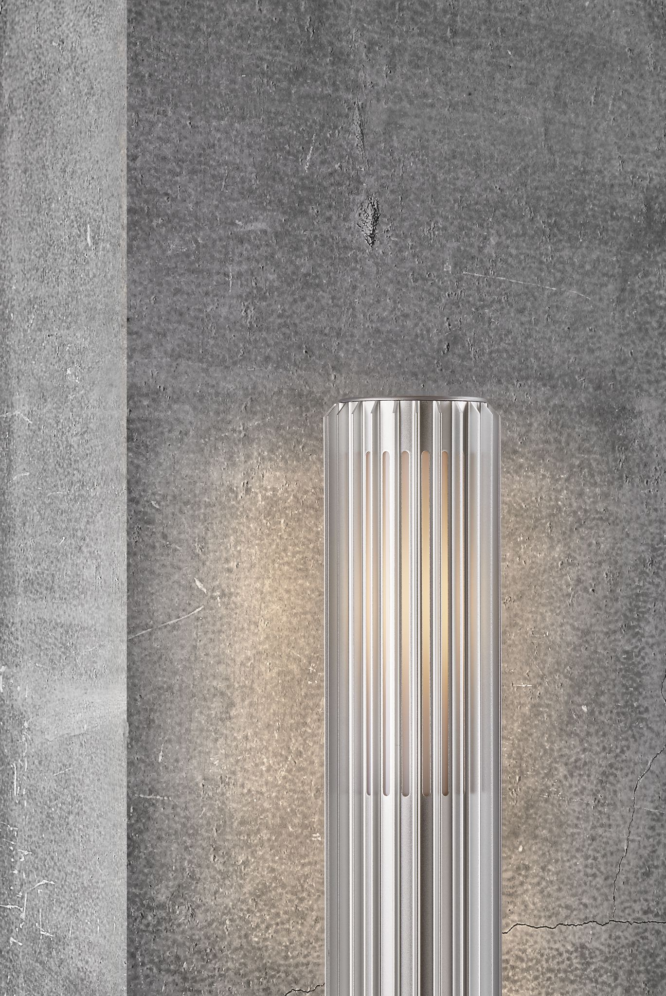 Aludra 45, Gartenleuchte, Grau - IP54, E27