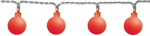 Lichterkette Berry Netzbetrieben - IP44, Rot, 50 LED's, 735cm