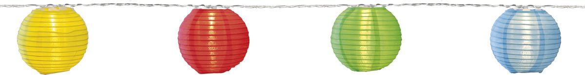 Lichterkette Festival Netzbetrieben - IP44 - Stecker IP55, Warmweiss, 10 LED's, 450cm
