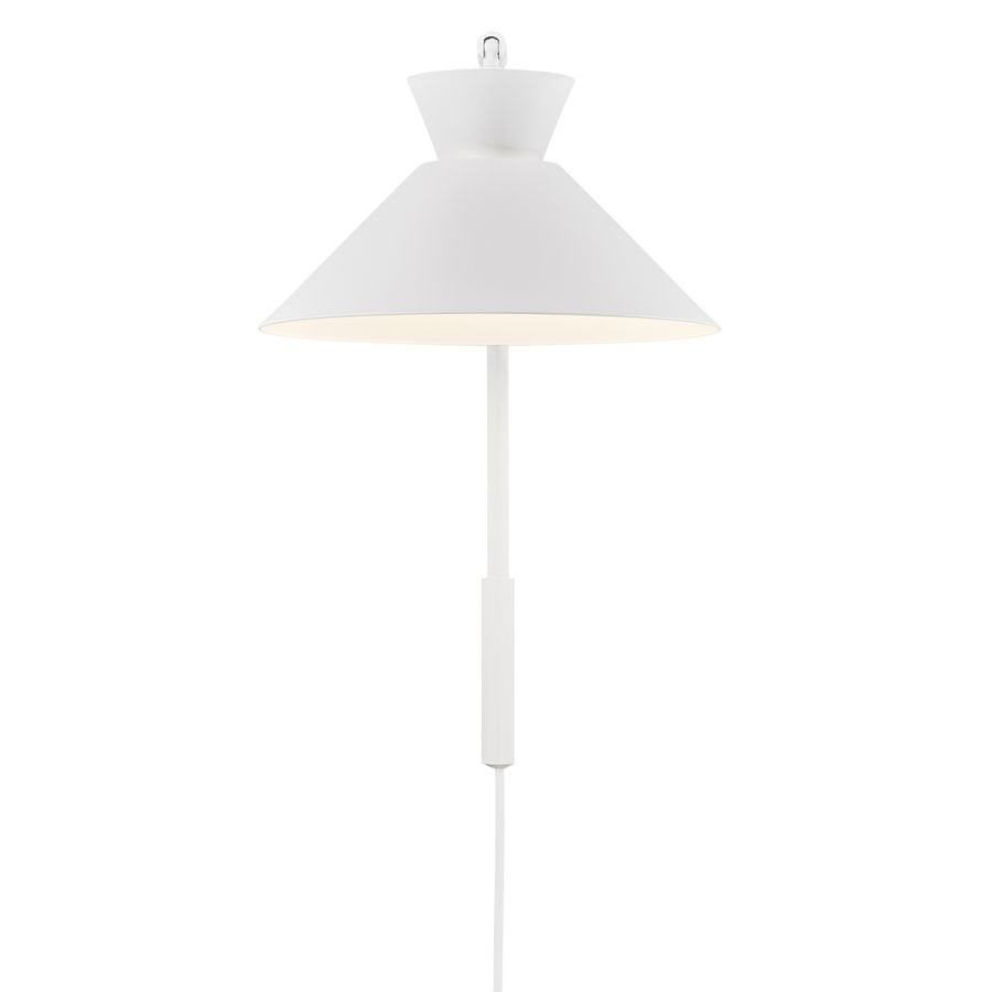 Dial , Wandleuchte, Weiss - E27, IP20, max.40W