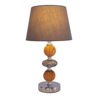 Keramik Tischleuchte Araga h: 36cm grau - E14, 40W, IP20