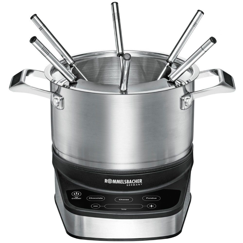 Fondue Set - Fondue Set, 230V, 1200W, Edelstahl/schwarz