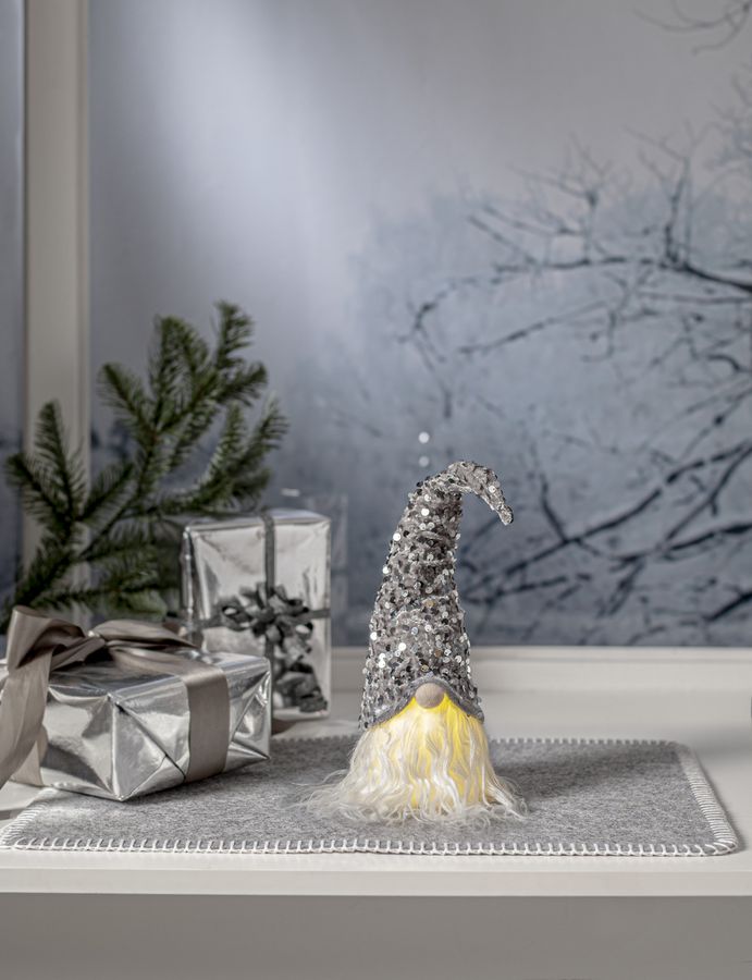 Figur Joylight - IP20, Warmweiss,Silber