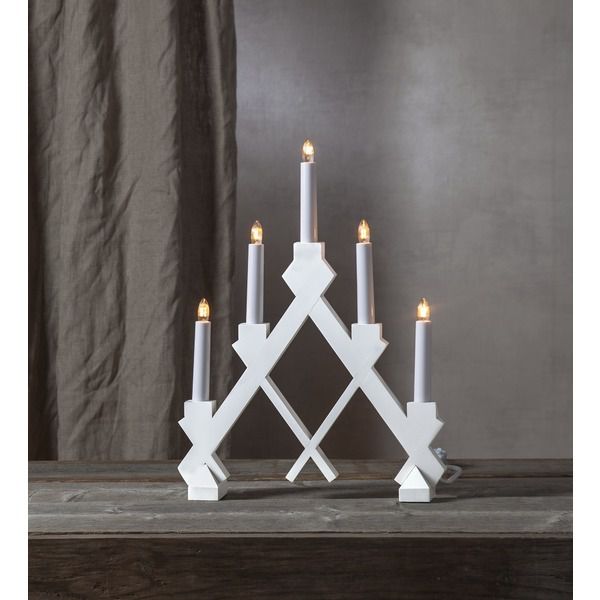 Kerzenständer  Rut - IP20, Warmweiss, 5 LED