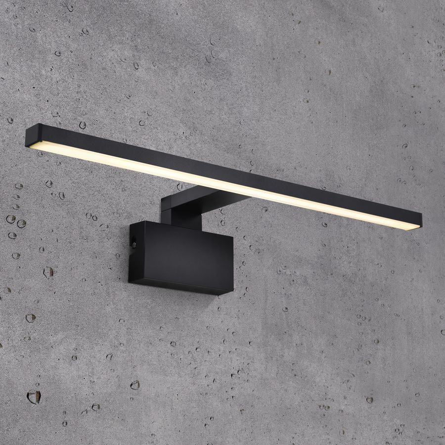 Marlee Badzimmerleuchte Schwarz - IP44, LED Modul