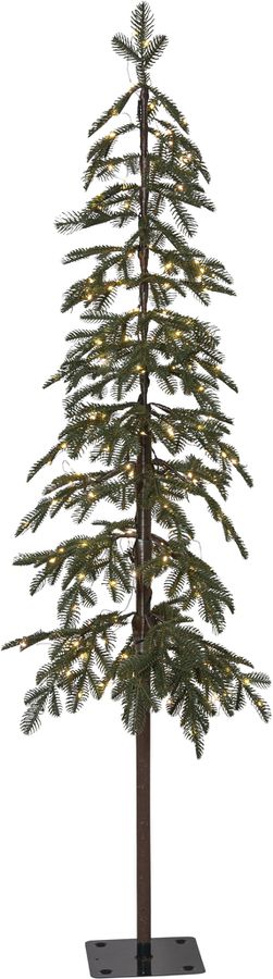 Künstlicher Weihnachtsbaum LED Grantorp - Grün, 240 LED's, 150.00cm Höhe