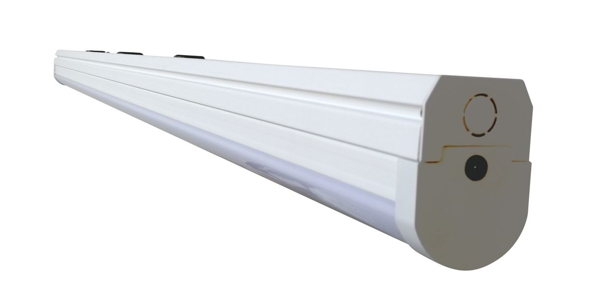 Barra luminosa a LED con singola batteria LEALED, 1500mm - 55W, 8100lm, 4000K, IP20, CRI>80, 120°, 3h Not, weiss, nicht dimmbar, L=1498mm, B=46mm, H=65mm
