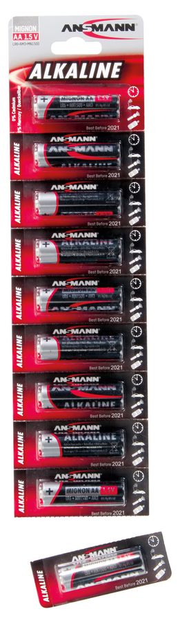 Alkaline Batterie Mignon AA / LR6 - 1er Blister