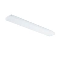 Apparecchio lineare a LED Slice lungo 38W - 29/38W, 2900/3800lm, 3000/4000K, IP54, CRI>80, 110°, weiss, dimmbar, L=1200mm, B=130mm, H=55mm