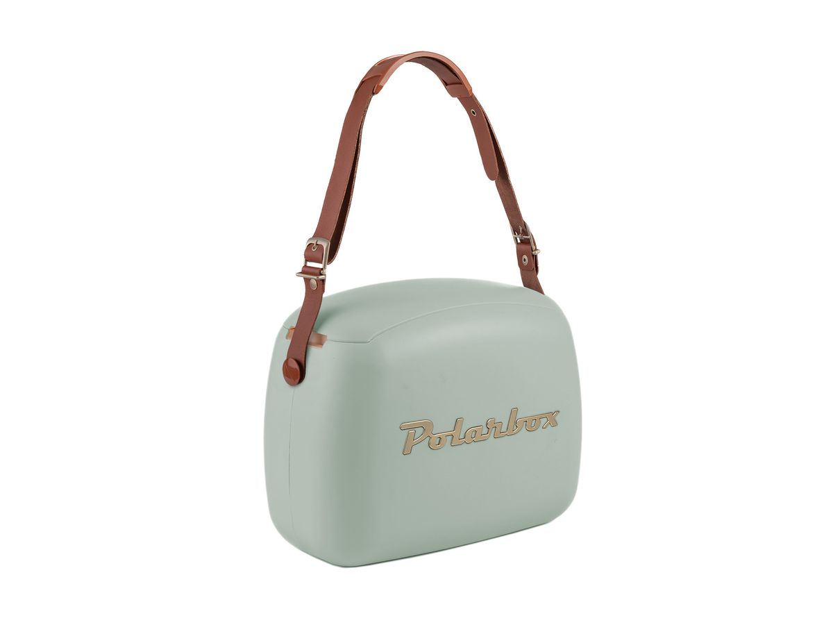 Polarbox CoolerBag matcha 6l inkl. 2 Frischhalte-Dosen 2x nude - Kühlbox, 6l, Vintage Design