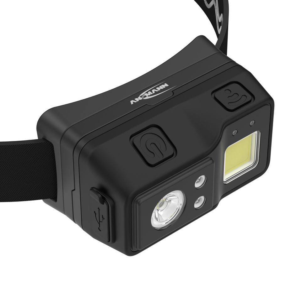 Stirnlampe HD700RS-DS - 700lm, IP65, Schwarz