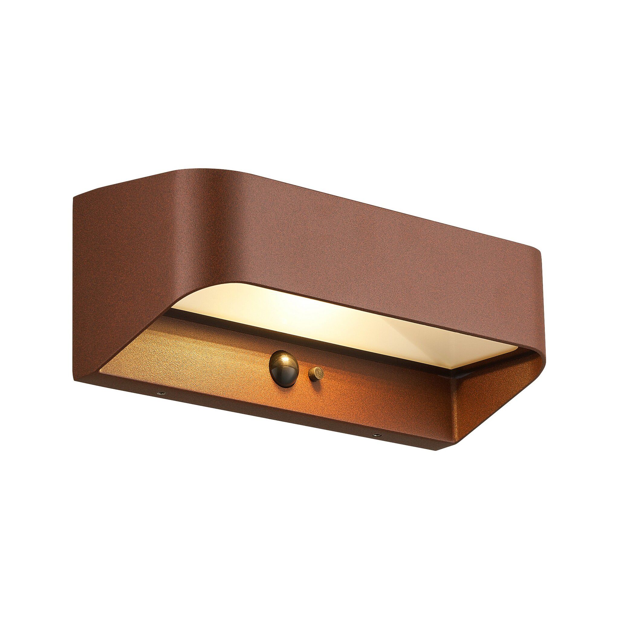 Wandleuchte Marcellio Solar  Braun - 5W, LED-Modul, IP54