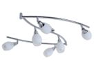 6er LED-Wand- u. Deckenschiene Rom - E14, 24W, IP20