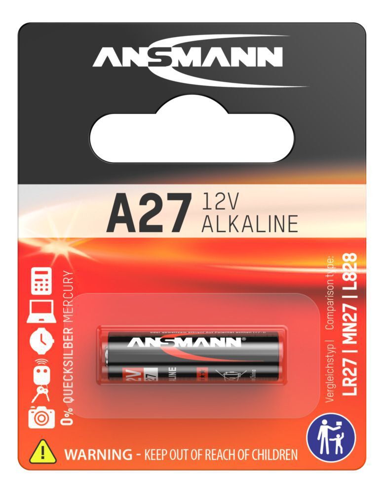 Alkaline Batterie A27 / LR27 - Spezial-Batterie A27 / LR27