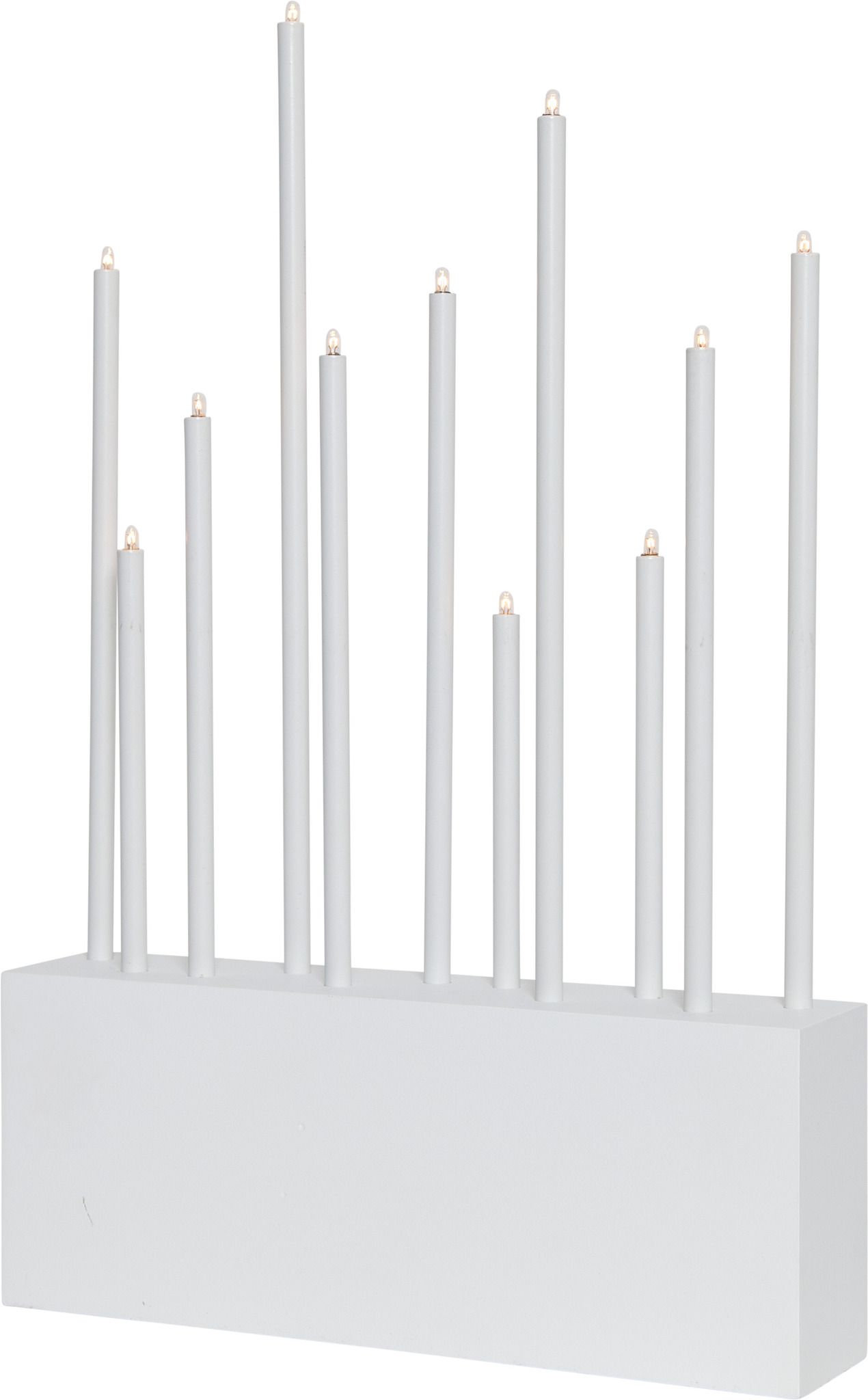 Kerzenleuchter Buzz - IP20, Weiss, Warmweiss