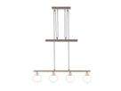 4er Pendelleuchte  MONACO  L: 78cm beige - IP20, E14, Beige