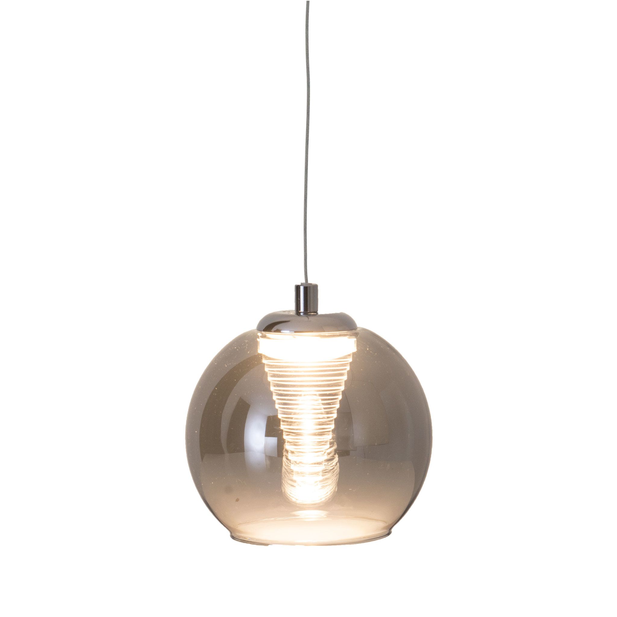 LED Pendelleuchte anthrazit Vaso - LED fest verbaut, 3000K, warmweiss