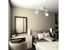 2er LED Deckenspot Shabspo - GU 10, 10W, IP20