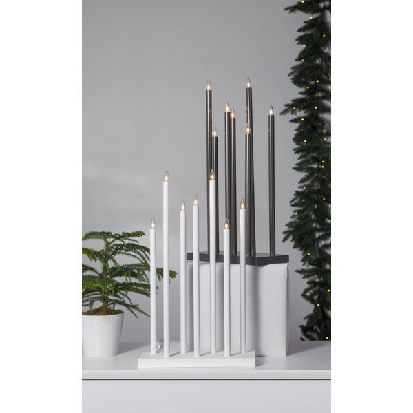 Kerzenständer Holy - IP20, Neutralweiss, 7 LED's