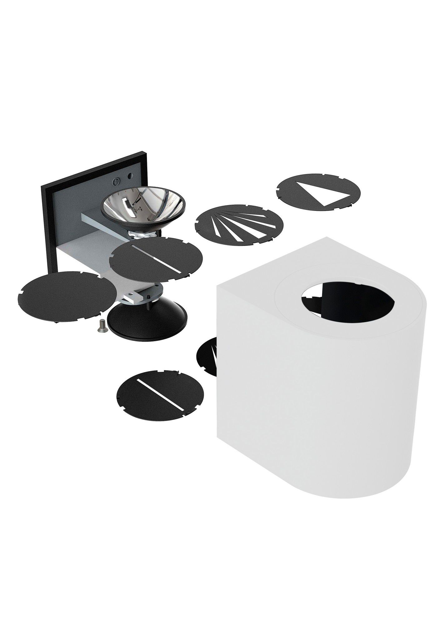 Canto 2, Wandleuchte, Weiss - 2X6W LED, 2700K, IP44, 230V