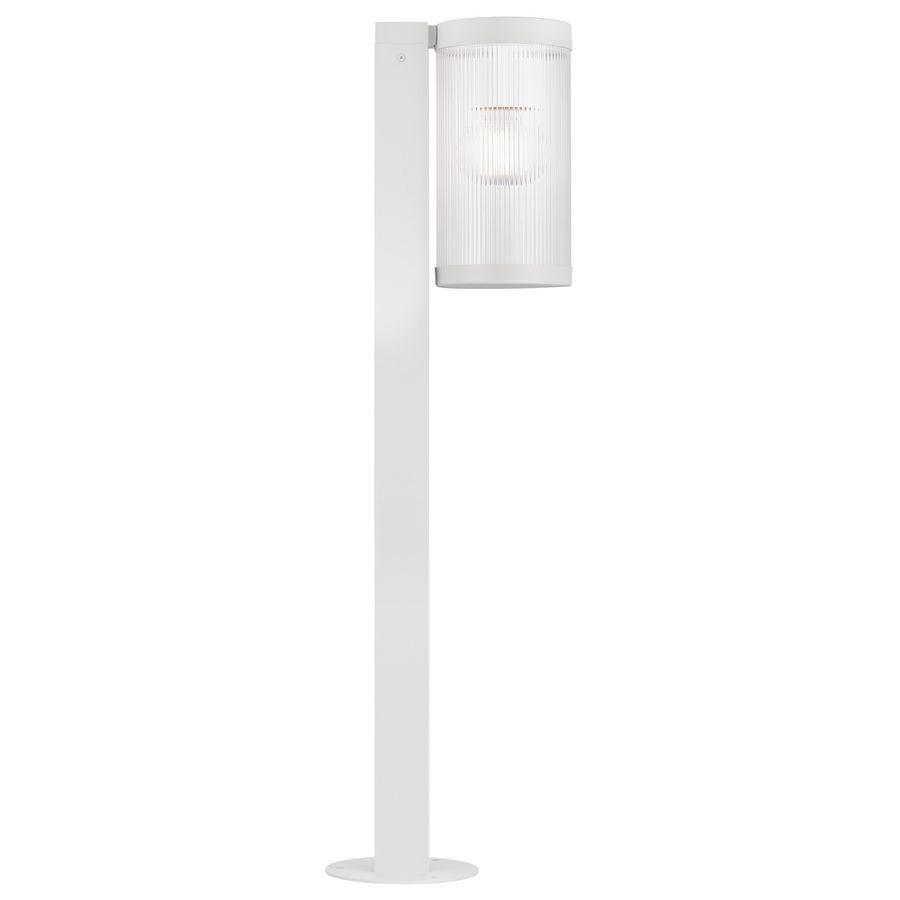 Wegleuchte COUPAR - 1xE27 (exklusiv), max.25W, IP54, weiss, dimmbar (optional Leuchtmittel), D=145mm, H=800mm