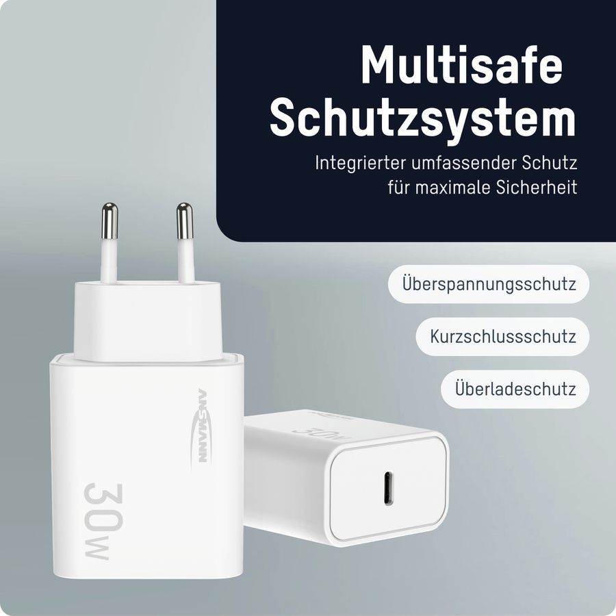 Home Charger HC130PD / 3 A / 30 W / 1 USB-C Port - Home Charger HC130PD / 3 A / 30 W / 1 USB-C Port