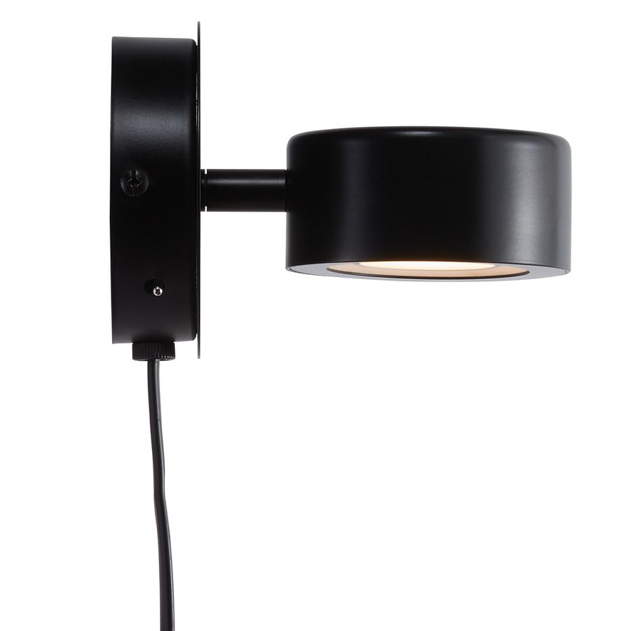 Clyde, Wandleuchte, Schwarz - LED Modul, 5,5W, IP20