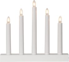 Kerzenleuchter INEZ - IP20, Weiss, Kaltweiss