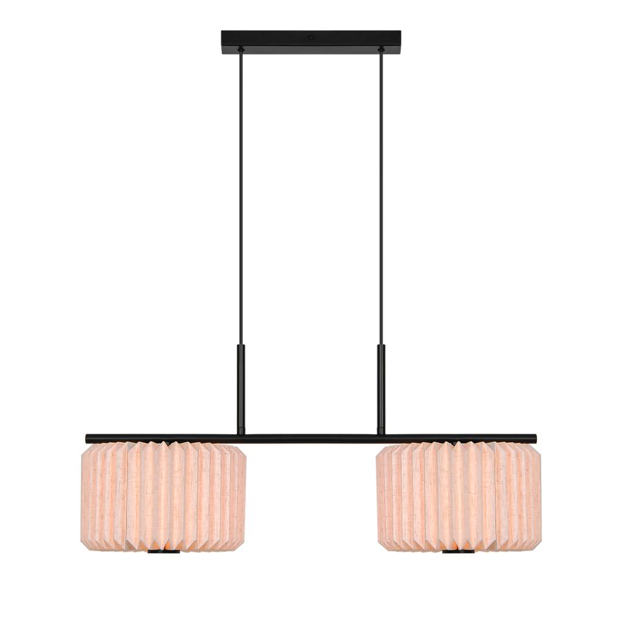 Pendelleuchte Vivienne Dual Schwarz - E27, IP20, 230V