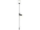 Bâton de jardin solaire Roma - Rostfreier Stahl, Lichtfarbe Warmweiss