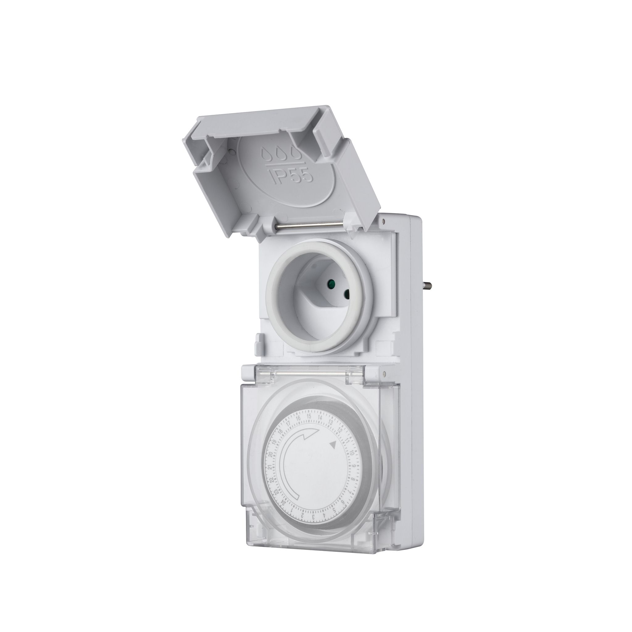 IP55 Zeitschaltuhr - T13, 15min schaltbar, mechanisch,outdoor