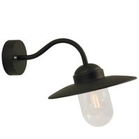 Luxembourg, Wandleuchte, Schwarz - E27, max.60W, IP54