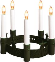 Lucia Krone St. Lucia - IP20, Warmweiss, Grün