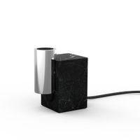 Marmortischleuchte Gemma h: 16cm chrome - E27, 40W, IP20