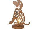 Solar Decoration Oxidog - Indoor, Outdoor, Warmweiss, Rost